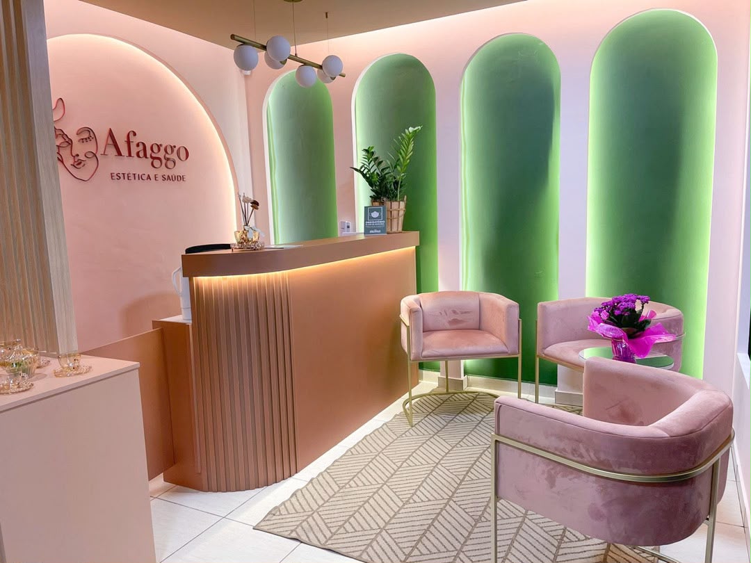 Recepção da Afaggo Estética e Saúde em Campinas